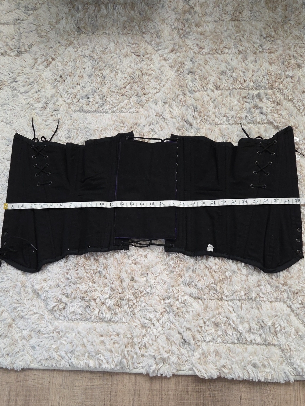 Purple Lace-Up Waist Cincher Corset - Picture 5 of 9